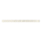 Gold White Animal Print Abstract Lint (Voorkant)