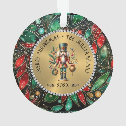 Gold White Diamonds Noir Nutcracker Parties scinti (dos)