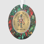 Gold White Diamonds Noir Nutcracker Parties scinti (devant)