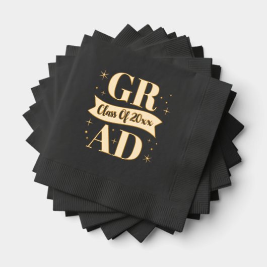 Gold & White Graduation Party (Insitu (empilé))