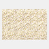 Gold White leopard-printer Inpakpapier Vel (Voorkant)