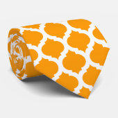 Gold & White Moroccan Man Stropdas (Opgerold)