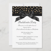 GOLD WHTE LEOPARD DIAMOND BACHELORETTE INVITATION (Devant)