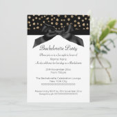 GOLD WHTE LEOPARD DIAMOND BACHELORETTE INVITATION (Debout devant)