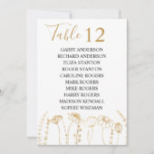 Gold Wilde Bloemschets (Voorkant)