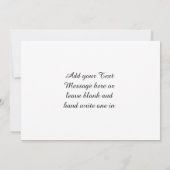 Gold Winter Eve Couple Snowglobe Forest Home Aankondiging (Achterkant)