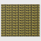 Gold Wrapping Paper Cadeaupapier (Vlak)