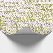 Gold XOXO Cadeaupapier (Hoek)