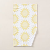 Gold Yellow Sun Bad Handdoek (Handdoek)