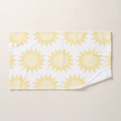 Gold Yellow Sun Bad Handdoek (Handdoek)