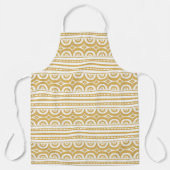 Gold Yellow White Tribal Pattern African Schort (Voorkant)