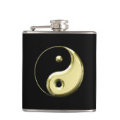 Gold Yin Yang Heupfles (Voorkant)