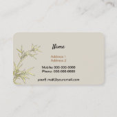 Gold Yin Yang Visitekaartje (Achterkant)