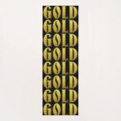 Gold Yoga Mat (Achterkant)
