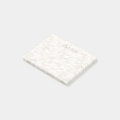 Gold Zebra afdrukken Post-it® Notes (Schuin)