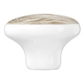Gold Zebra en leopard Print Ombre         Keramische Knop (Zijkant)