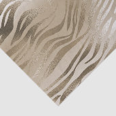 Gold Zebra en leopard Print Ombre Tissuepapier (Detail)