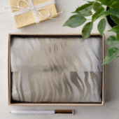 Gold Zebra en leopard Print Ombre Tissuepapier (Geschenk)