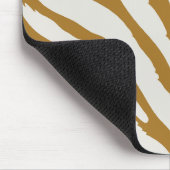 Gold Zebra Pattern Muismat (Hoek)