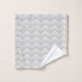 Gold Zig Zag Chevron (Gant de toilette)