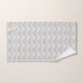 Gold Zig Zag Chevron Bad Handdoek (Handdoek)