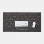 Gold Zig Zag Chevron Motif (Clavier et souris)