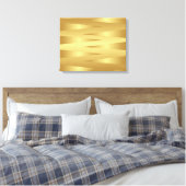 Gold Zig Zag Home Abstract Decor Afbeelding Canvas Afdruk (Insitu (Slaapkamer))