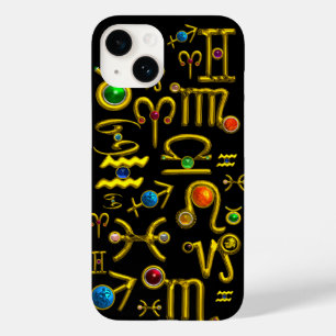 GOLD ZODIAC BIRTHDAY JEWELS, GEMSTONES, ASTROLOGIE Case-Mate iPhone 14 HOESJE
