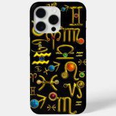GOLD ZODIAC BIRTHDAY JEWELS, GEMSTONES, ASTROLOGIE Case-Mate iPhone CASE (Achterkant)