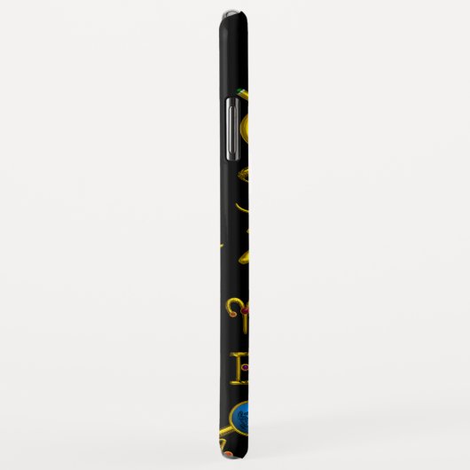 GOLD ZODIAC BIRTHDAY JEWELS, GEMSTONES, ASTROLOGIE Case-Mate iPhone CASE (Achterkant/rechts)