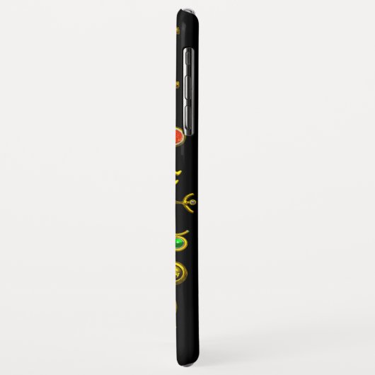 GOLD ZODIAC BIRTHDAY JEWELS, GEMSTONES, ASTROLOGIE Case-Mate iPhone CASE (Achterkant/links)