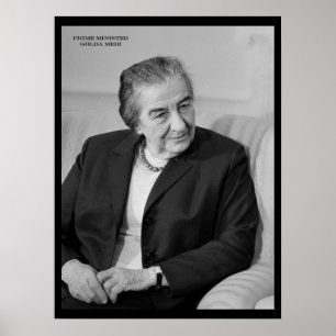 Golda Meir, Israëlische premier Poster