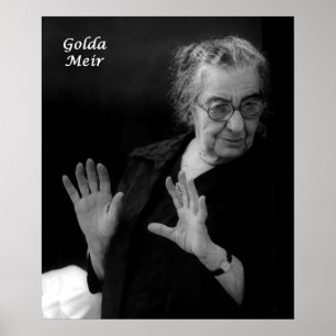 Golda Meir, Israëlische premier Poster