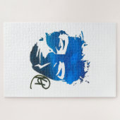 Golda Meir Splatter Art Puzzle (Horizontal)