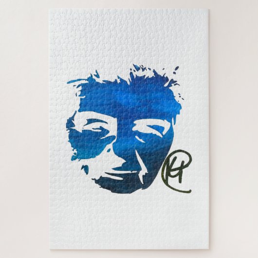 Golda Meir Splatter Art Puzzle (Vertical)