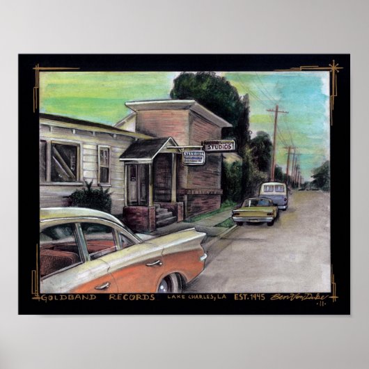 Goldband Records Poster (Voorkant)