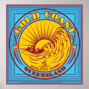 GOLDCOAST, VICTORIA, OOSTENRIJK, OVERLEVING POSTER