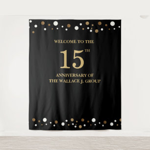 Golden 15 Jubileum Corporate Photo achtergrond Wandkleed