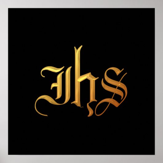 Golden "3-D" IHS Poster (Voorkant)