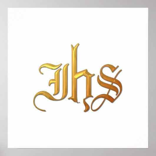 Golden "3-D" IHS Poster (Voorkant)