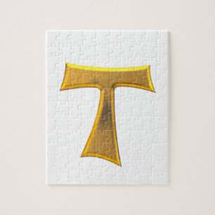 Golden 3-D Kijk Franciscan Tau Cross Legpuzzel