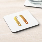 Golden "3-D" Liturgical Stole Bier Onderzetter (Linkerzijde)