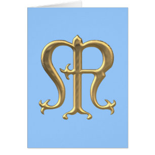 Golden "3-D" Maagd Mary Symbol
