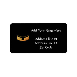 Golden "3-D" Priest/Minster Collar Etiket