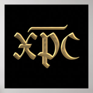 Golden "3-D" XPC Poster
