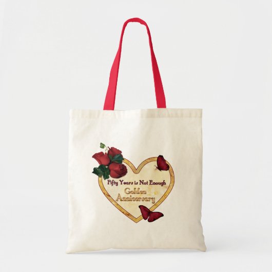 Golden 50 Jubileum Tote Bag (Voorkant)