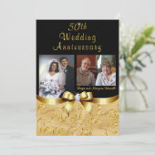 Golden 50th Anniversary Invitations pour Maryann (Debout devant)