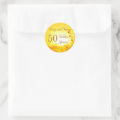 Golden 50th Jubileum Sticker (Tas)