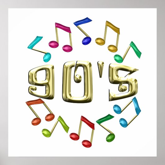 GOLDEN 90's Poster (Voorkant)