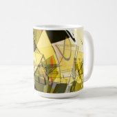 Golden Abstract Coffee Mug (Devant droit)